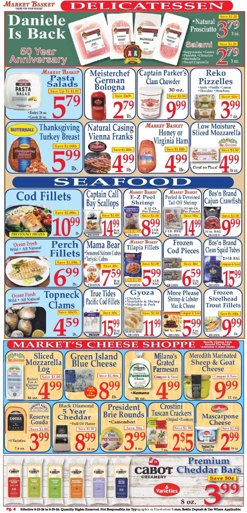 MARKET BASKET weekly ad Aug 24 – Aug 29, 2026 – page 4
