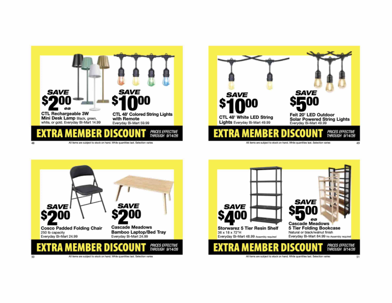 BI-MART weekly ad Aug 24 – Sep 26, 2026 – page 14