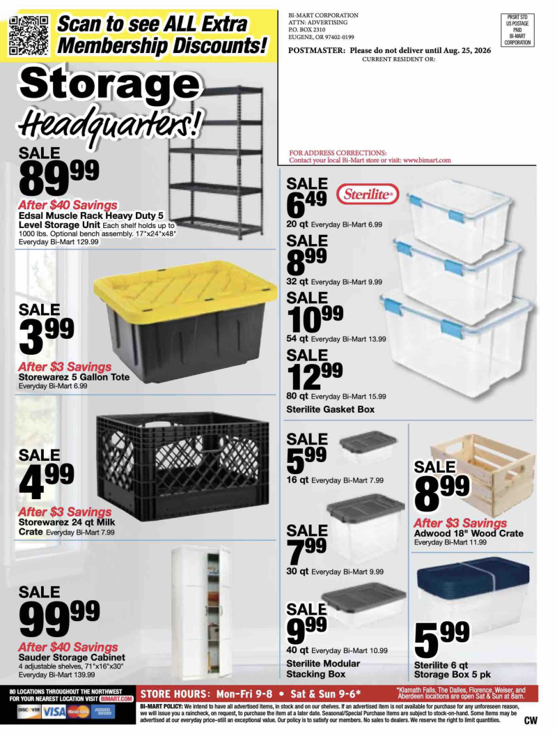 BI-MART weekly ad Aug 25 – Sep 27, 2026 – page 12