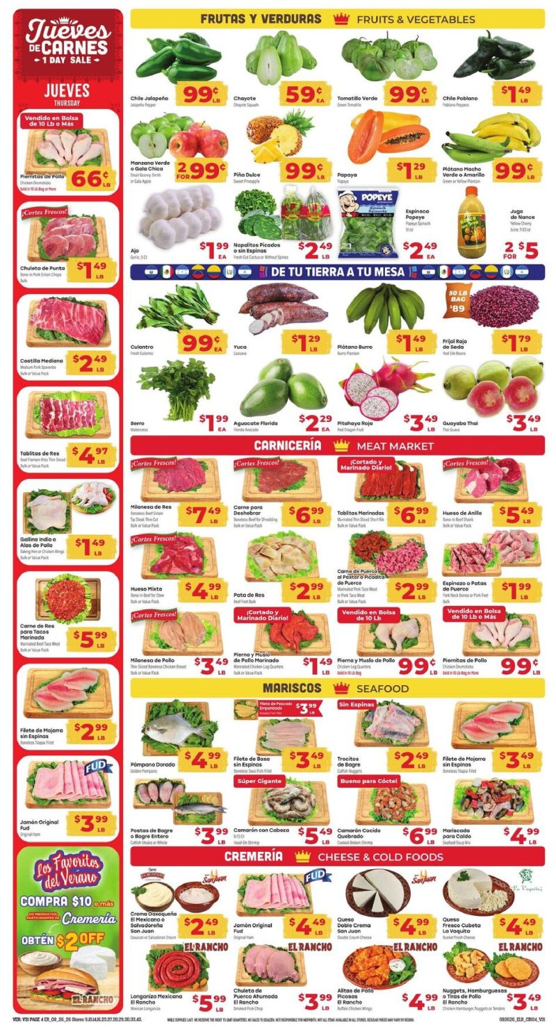 EL RANCHO weekly ad Aug 26 – Sep 2, 2026 – page 4