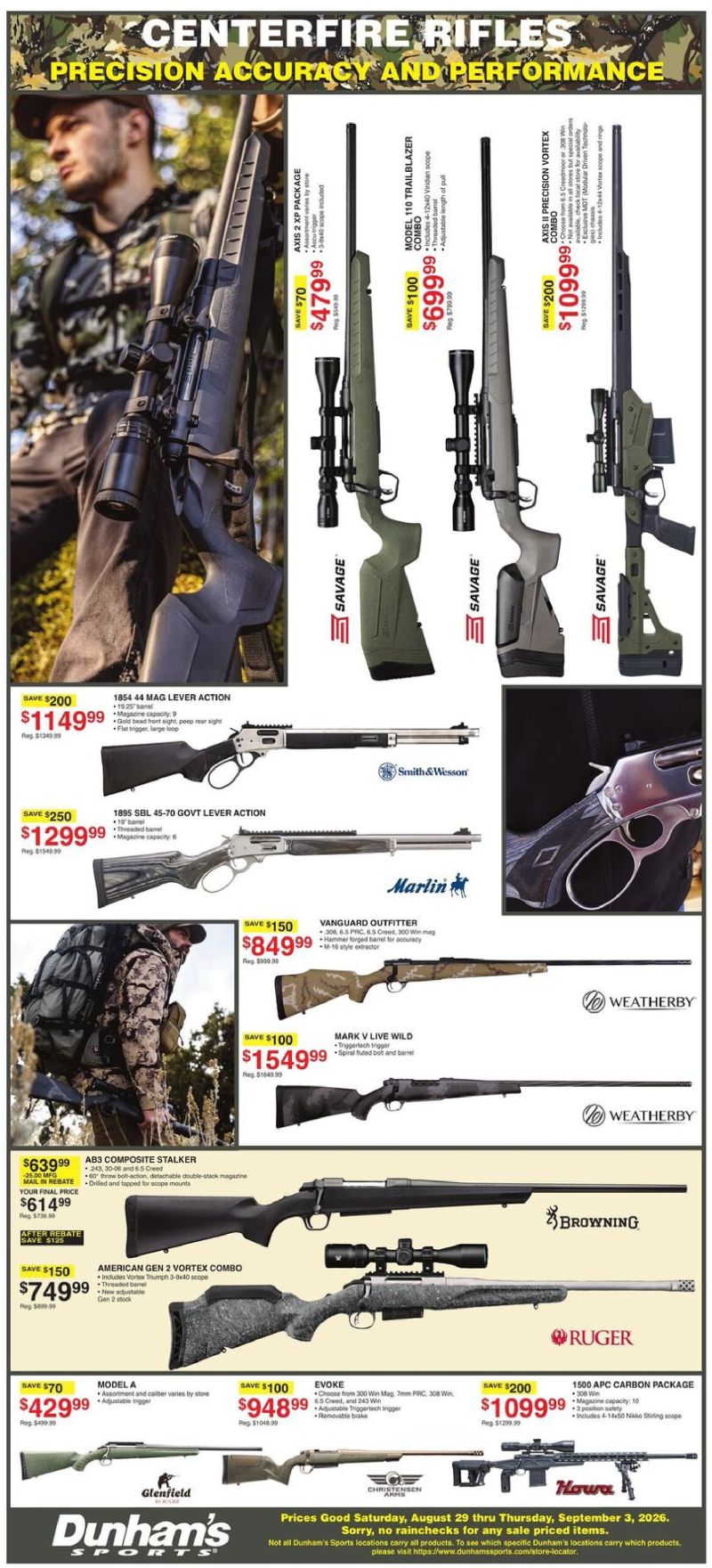DUNHAM'S SPORTS weekly ad Aug 28 – Sep 4, 2026 – page 4