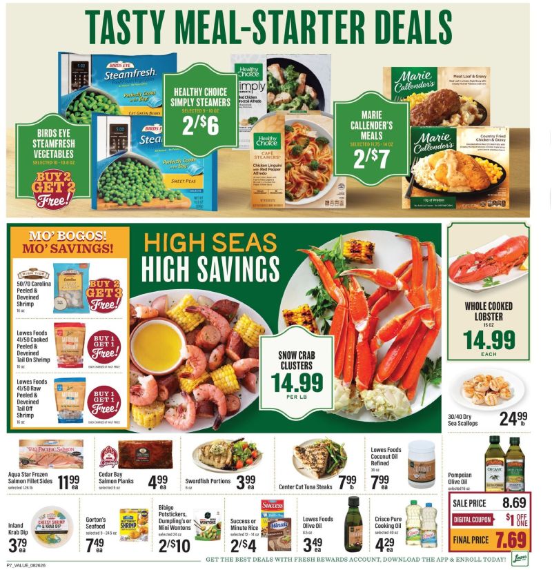 LOWES FOODS weekly ad Aug 26 – Sep 2, 2026 – page 9