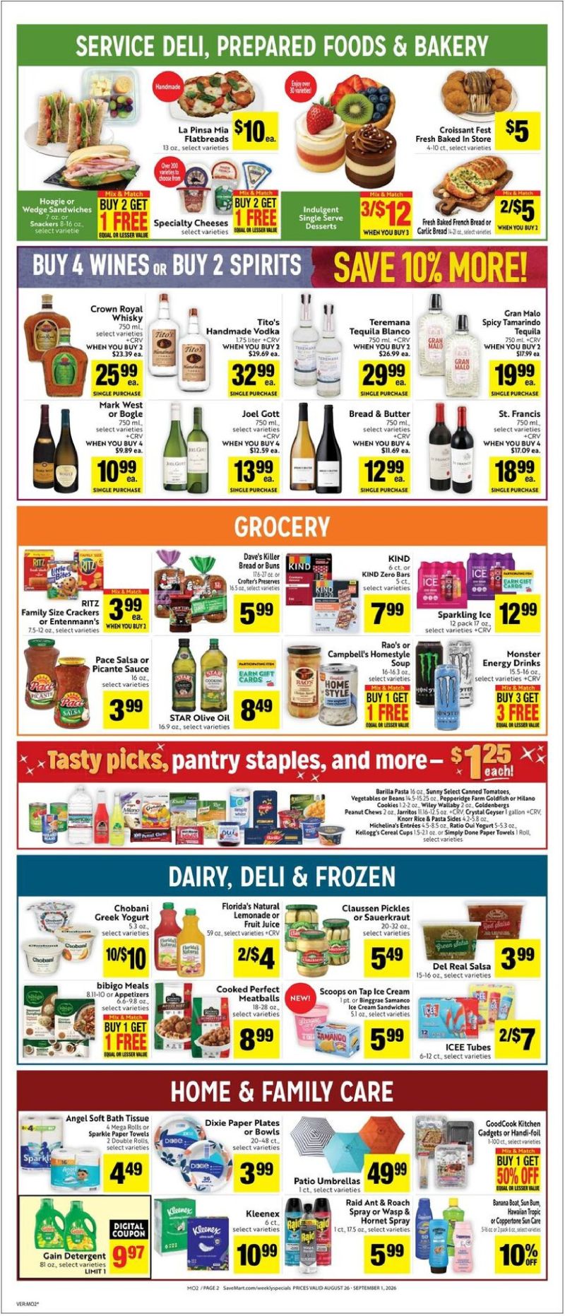 SAVE MART weekly ad Aug 26 – Sep 2, 2026 – page 2