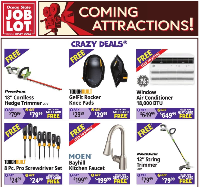 OCEAN STATE JOB LOT weekly ad Aug 27 – Sep 3, 2026 – page 1