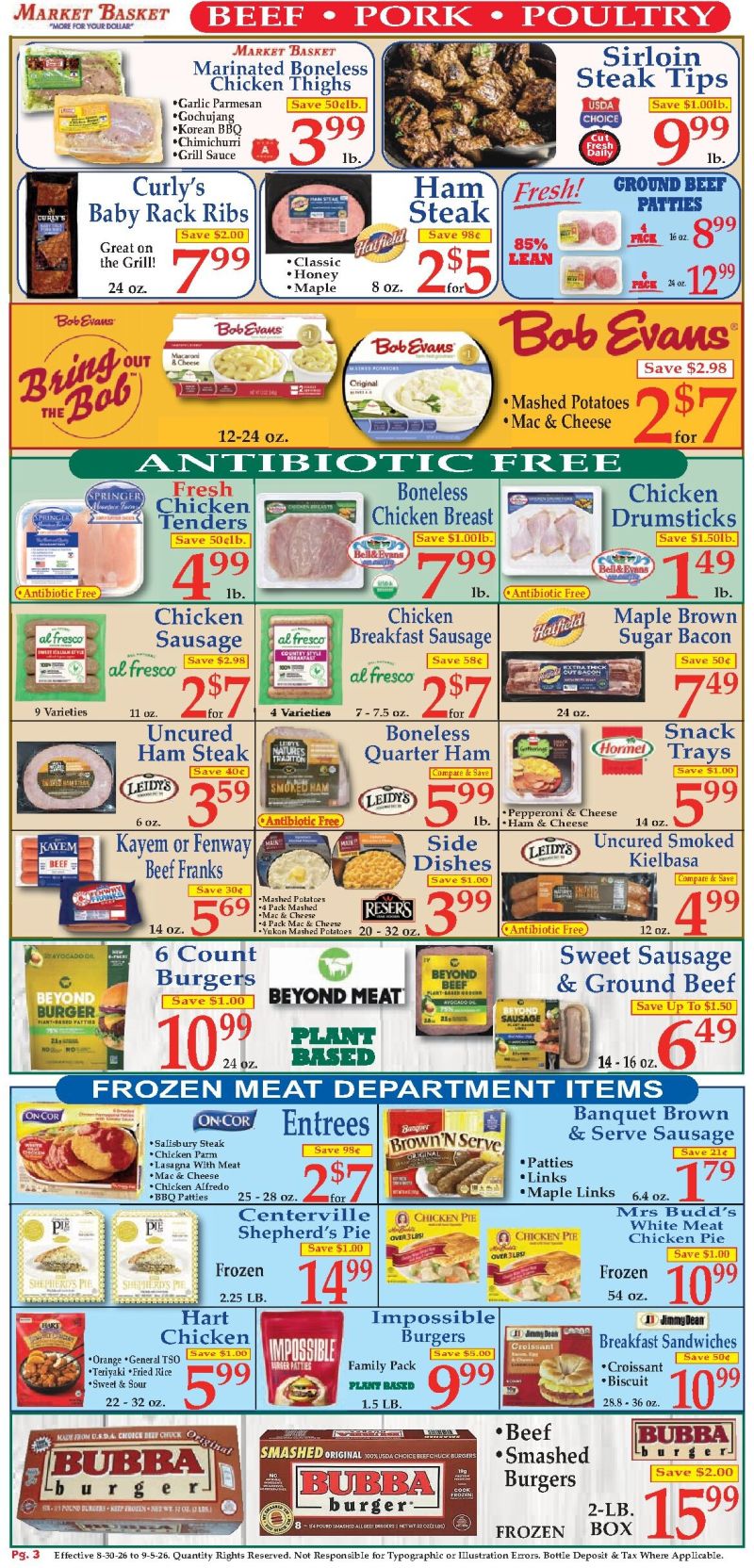 MARKET BASKET weekly ad Aug 31 – Sep 5, 2026 – page 3