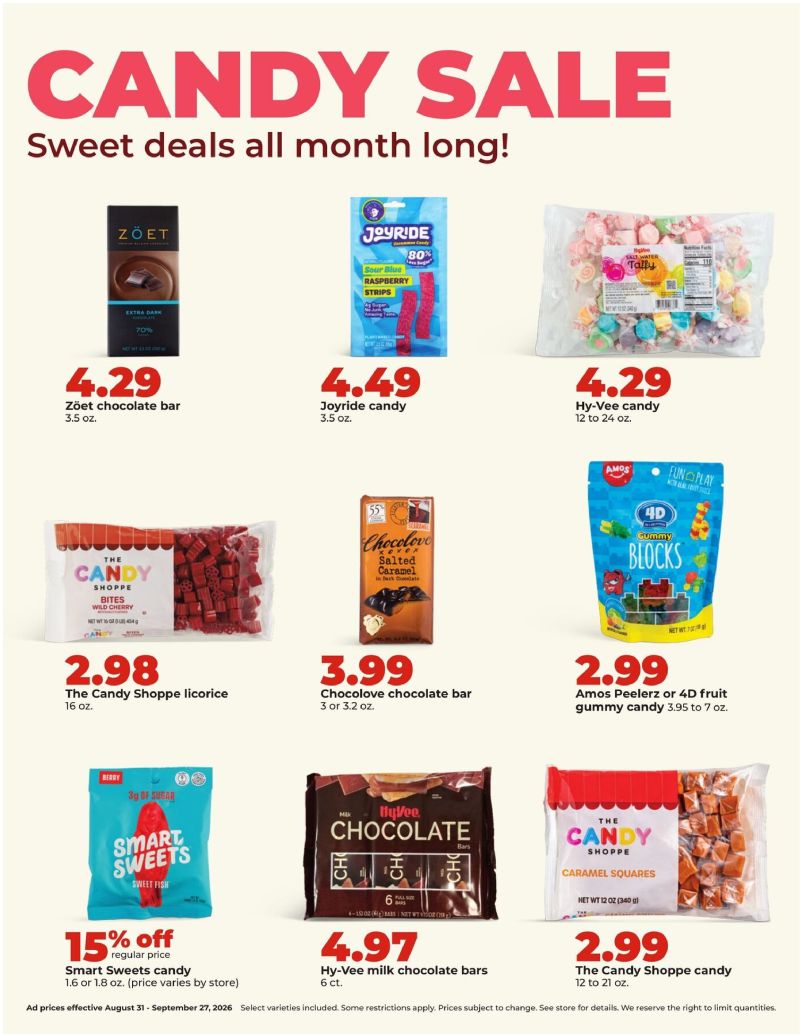 HYVEE weekly ad Aug 31 – Sep 28, 2026 – page 15