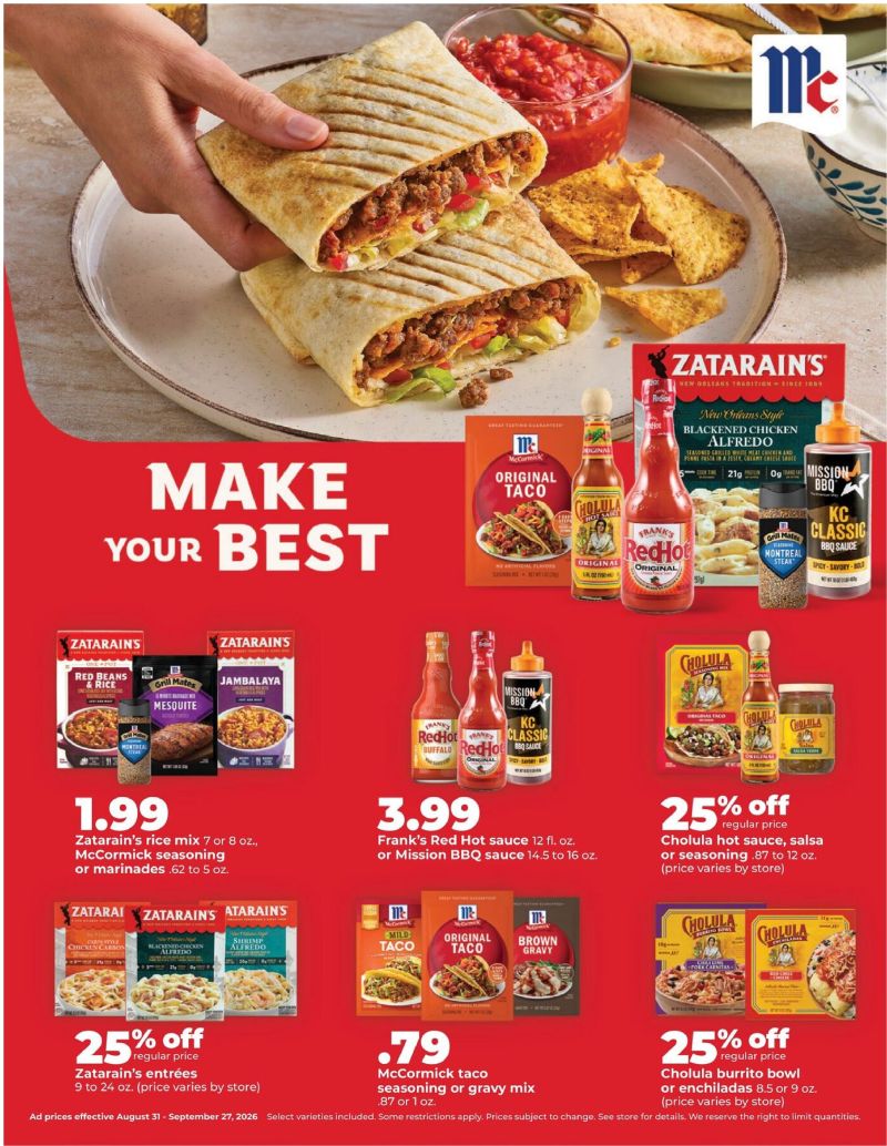 HYVEE weekly ad Aug 31 – Sep 28, 2026 – page 11