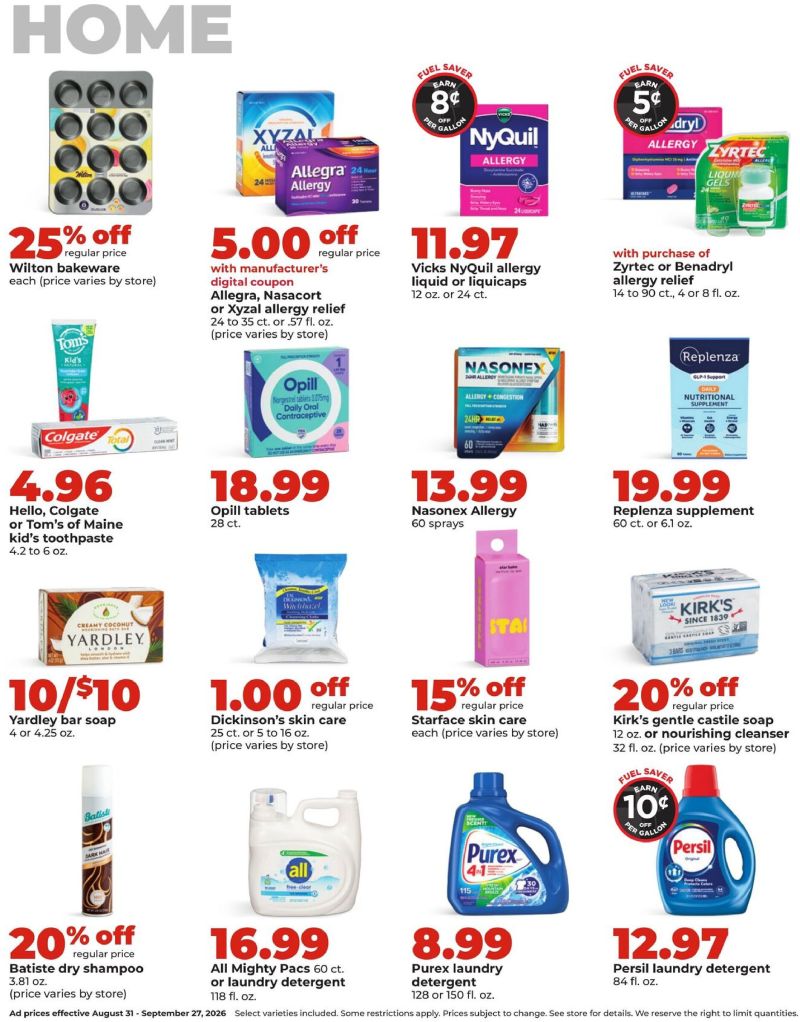 HYVEE weekly ad Aug 31 – Sep 28, 2026 – page 27