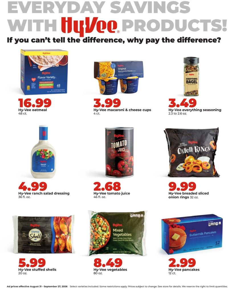 HYVEE weekly ad Aug 31 – Sep 28, 2026 – page 17