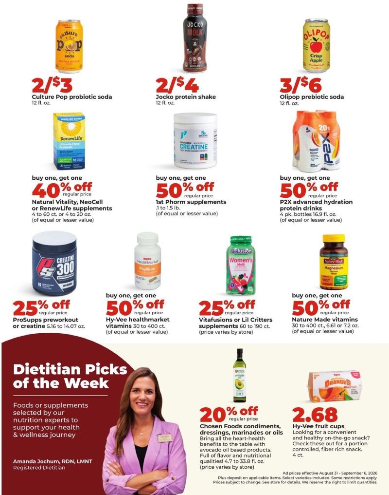 HYVEE weekly ad Aug 31 – Sep 7, 2026 – page 34