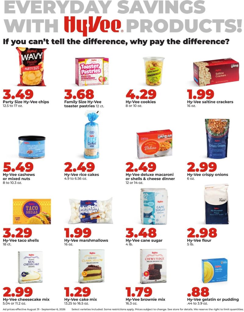 HYVEE weekly ad Aug 31 – Sep 7, 2026 – page 20