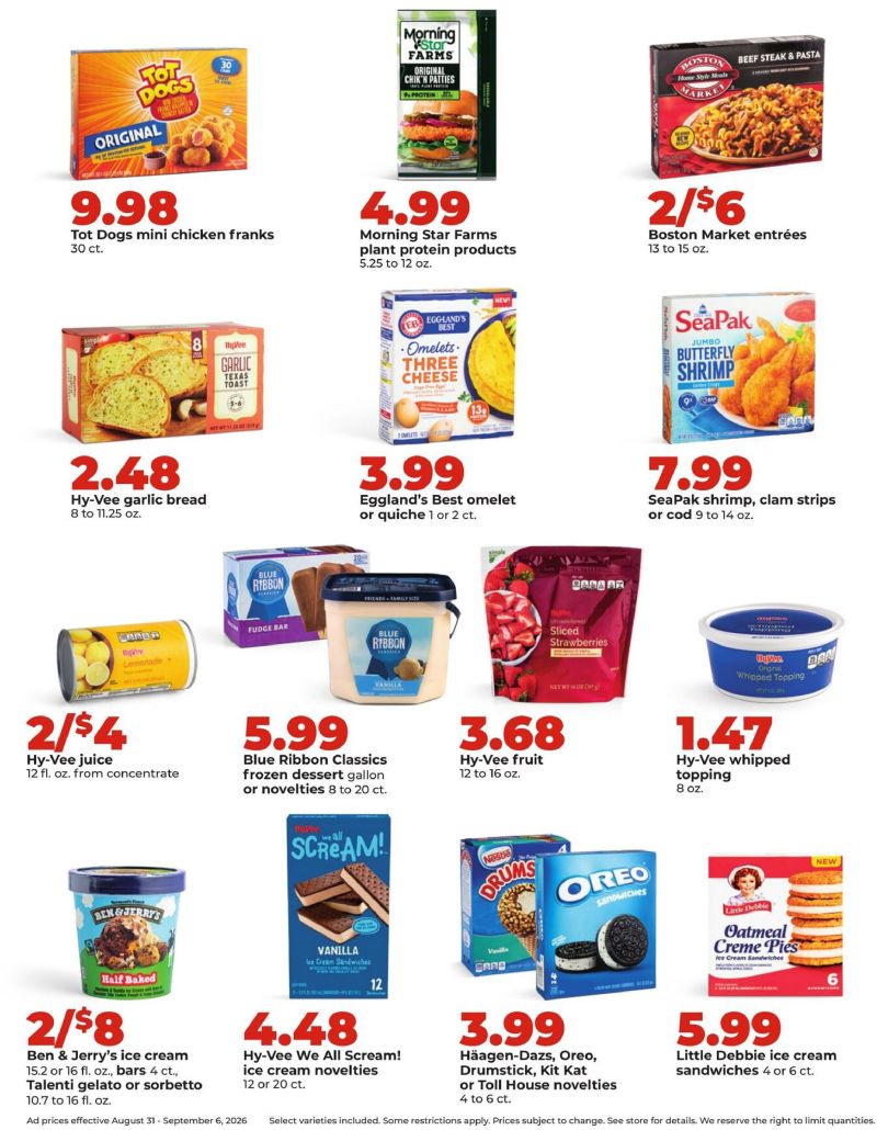 HYVEE weekly ad Aug 31 – Sep 7, 2026 – page 31