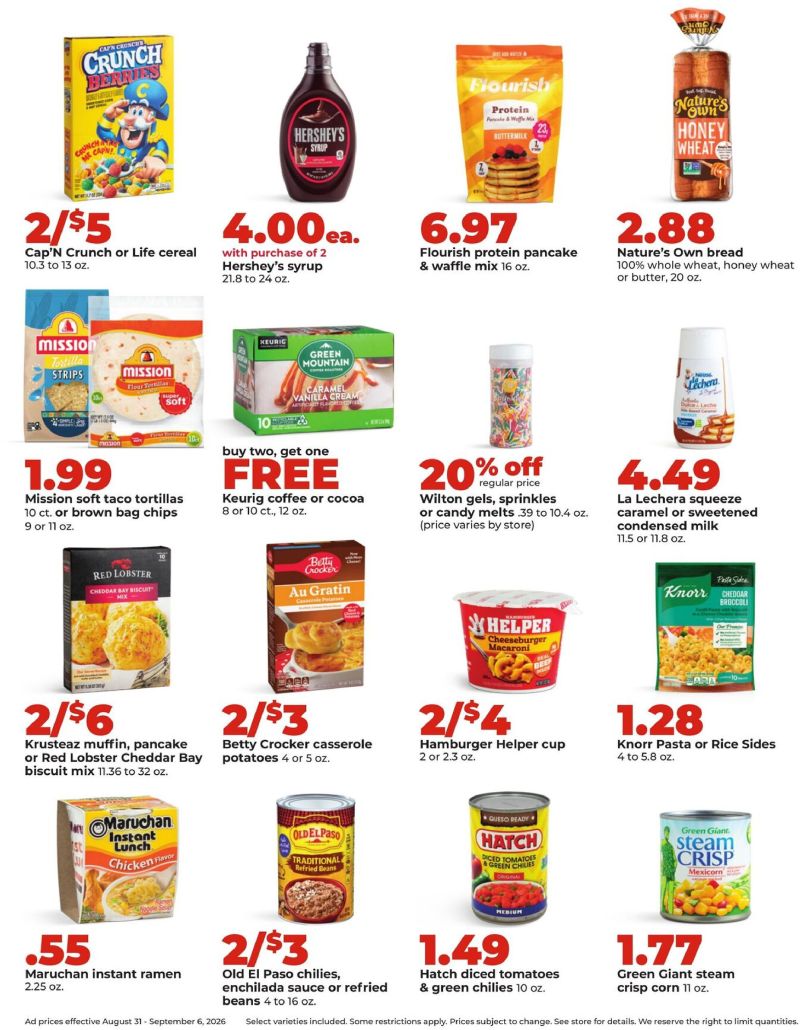 HYVEE weekly ad Aug 31 – Sep 7, 2026 – page 25