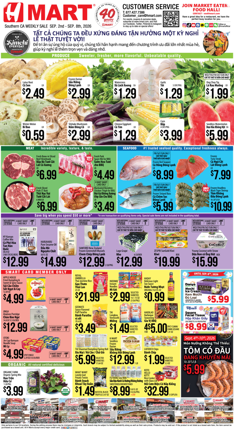 Weekly Ad Southern California Vietnamese