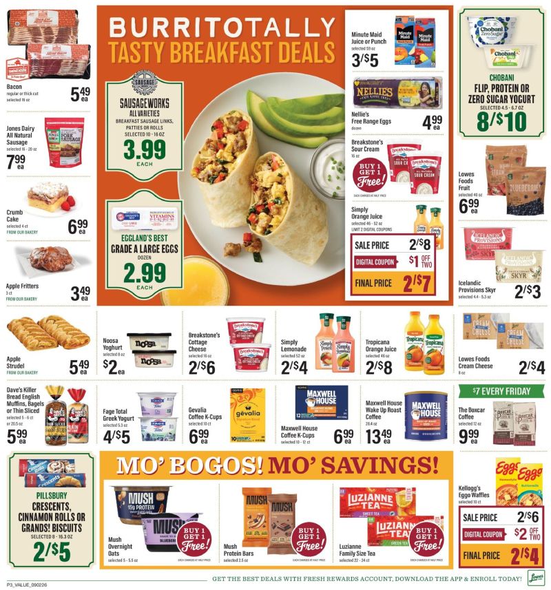 LOWES FOODS weekly ad Sep 2 – Sep 9, 2026 – page 3