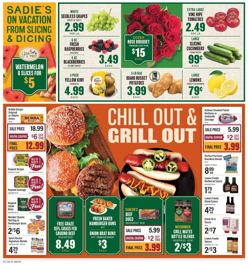 LOWES FOODS weekly ad Sep 2 – Sep 9, 2026 – page 2