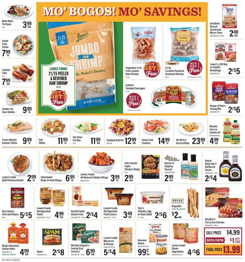 LOWES FOODS weekly ad Sep 2 – Sep 9, 2026 – page 13