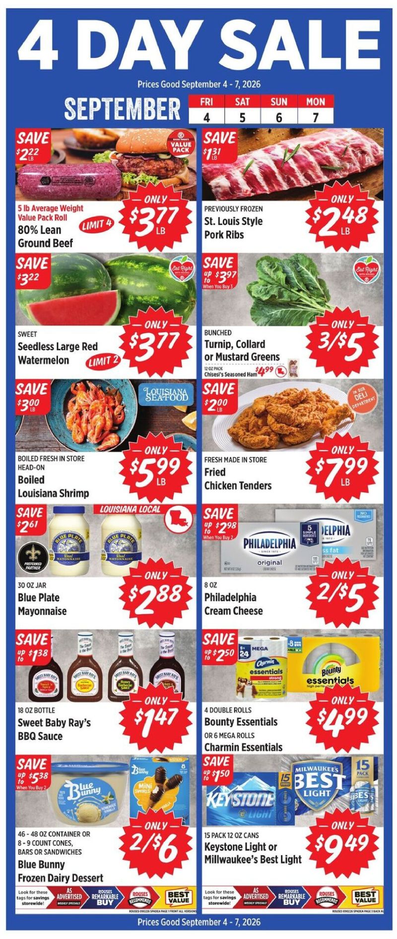 ROUSES weekly ad Sep 2 – Sep 10, 2026 – page 2