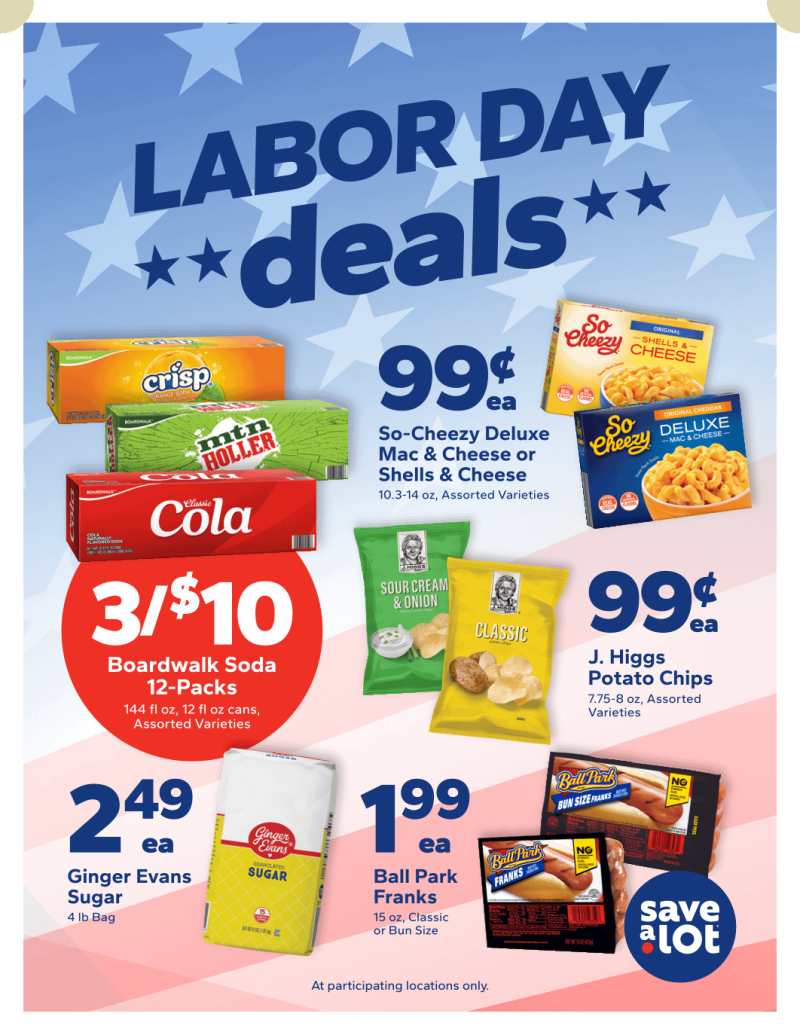 SAVE A LOT weekly ad Sep 2 – Sep 9, 2026 – page 1