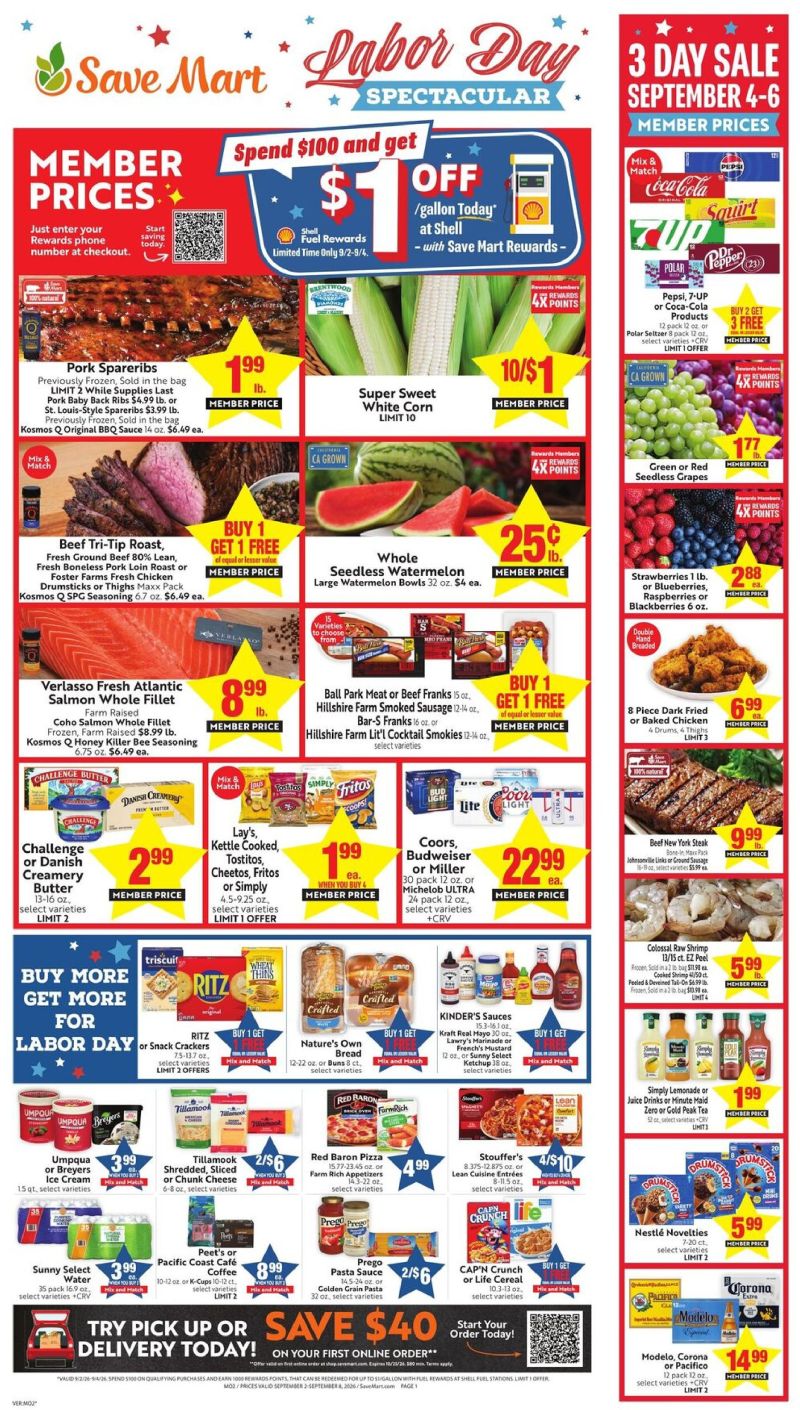 SAVE MART weekly ad Sep 2 – Sep 9, 2026 – page 1