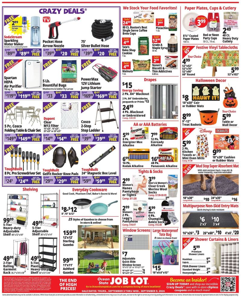 OCEAN STATE JOB LOT weekly ad Sep 3 – Sep 10, 2026 – page 2