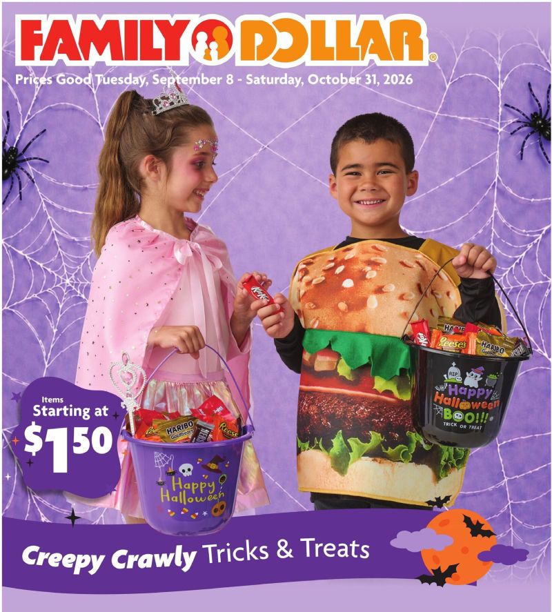 FAMILY DOLLAR weekly ad Sep 8 – Nov 1, 2026 – page 1