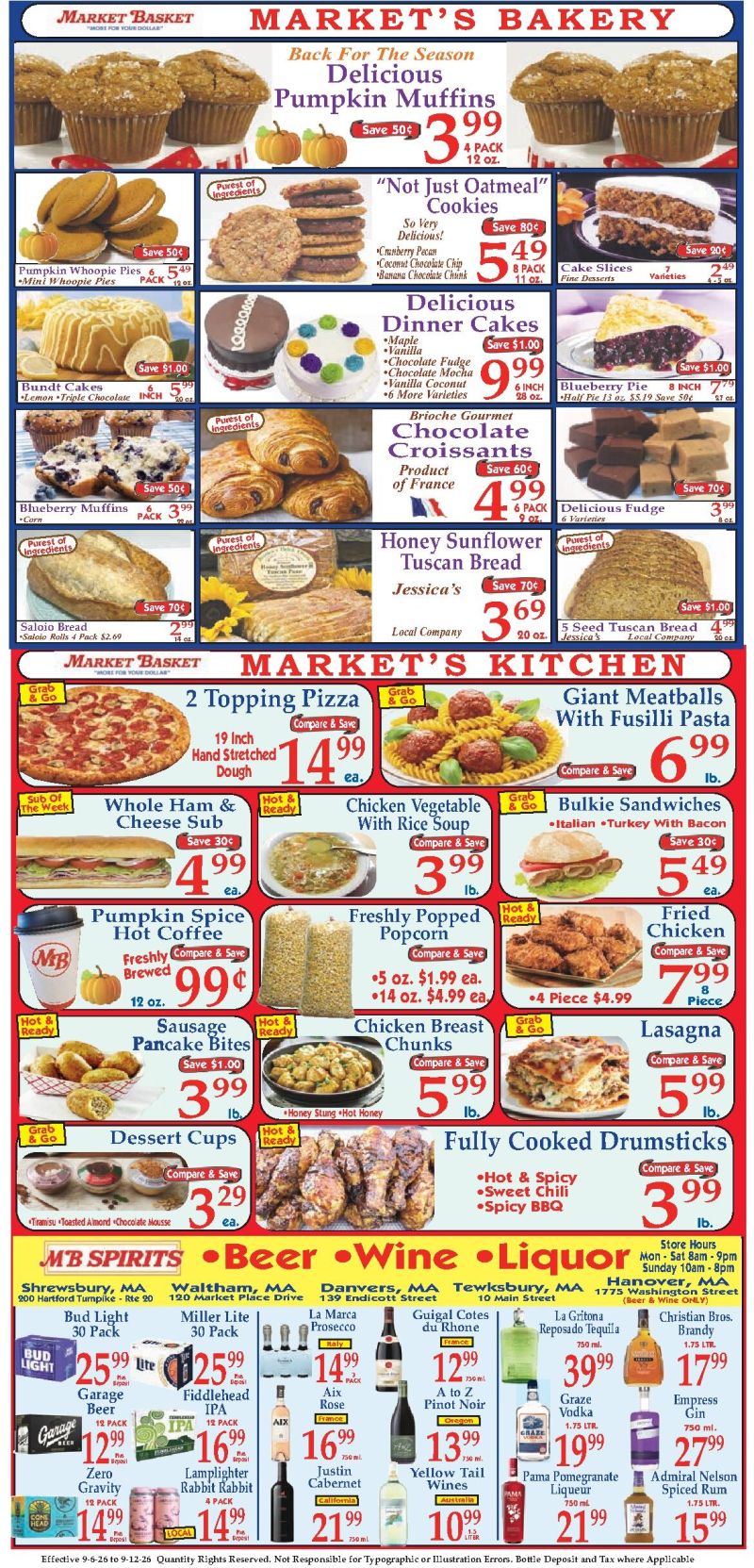 MARKET BASKET weekly ad Sep 7 – Sep 12, 2026 – page 8