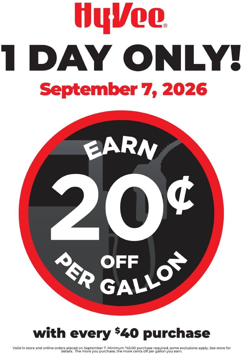 HYVEE weekly ad Sep 7 – Sep 8, 2026 – page 1