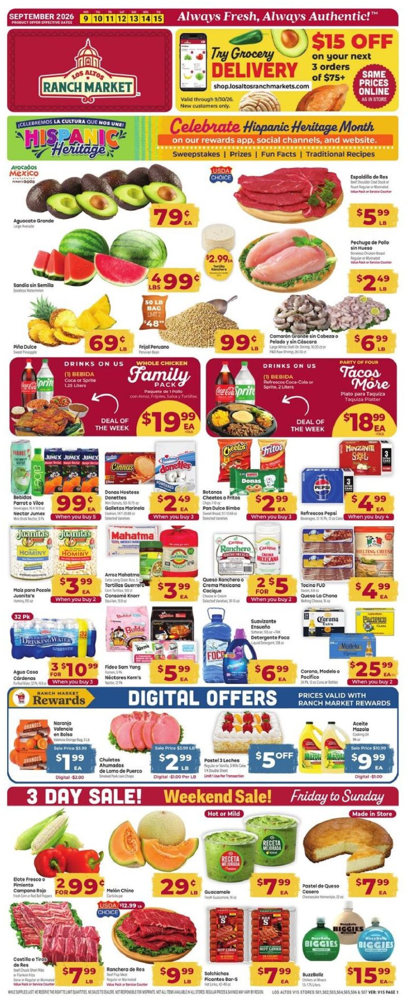 CARDENAS weekly ad Sep 9 – Sep 16, 2026 – page 1