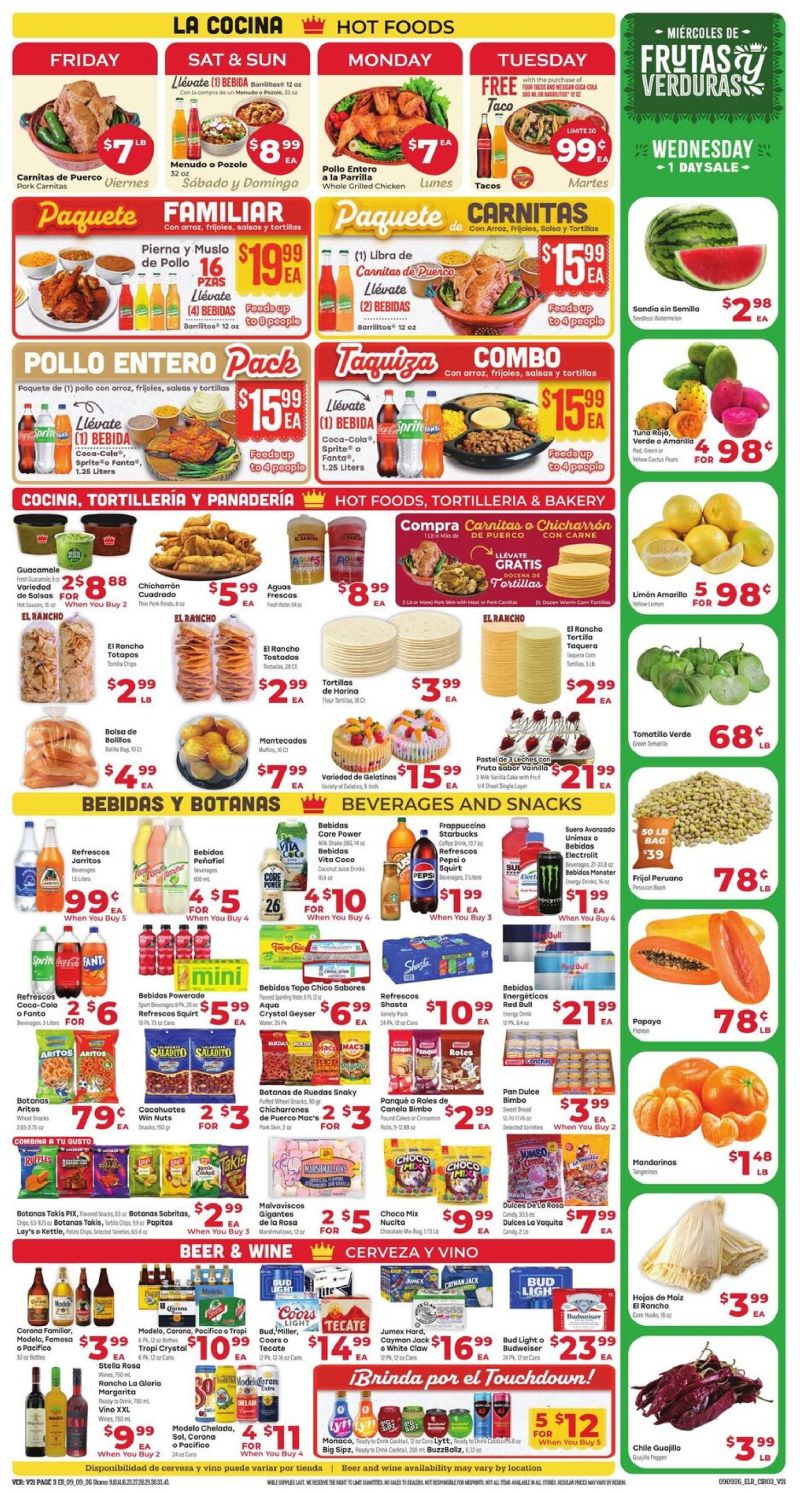 EL RANCHO weekly ad Sep 9 – Sep 16, 2026 – page 3