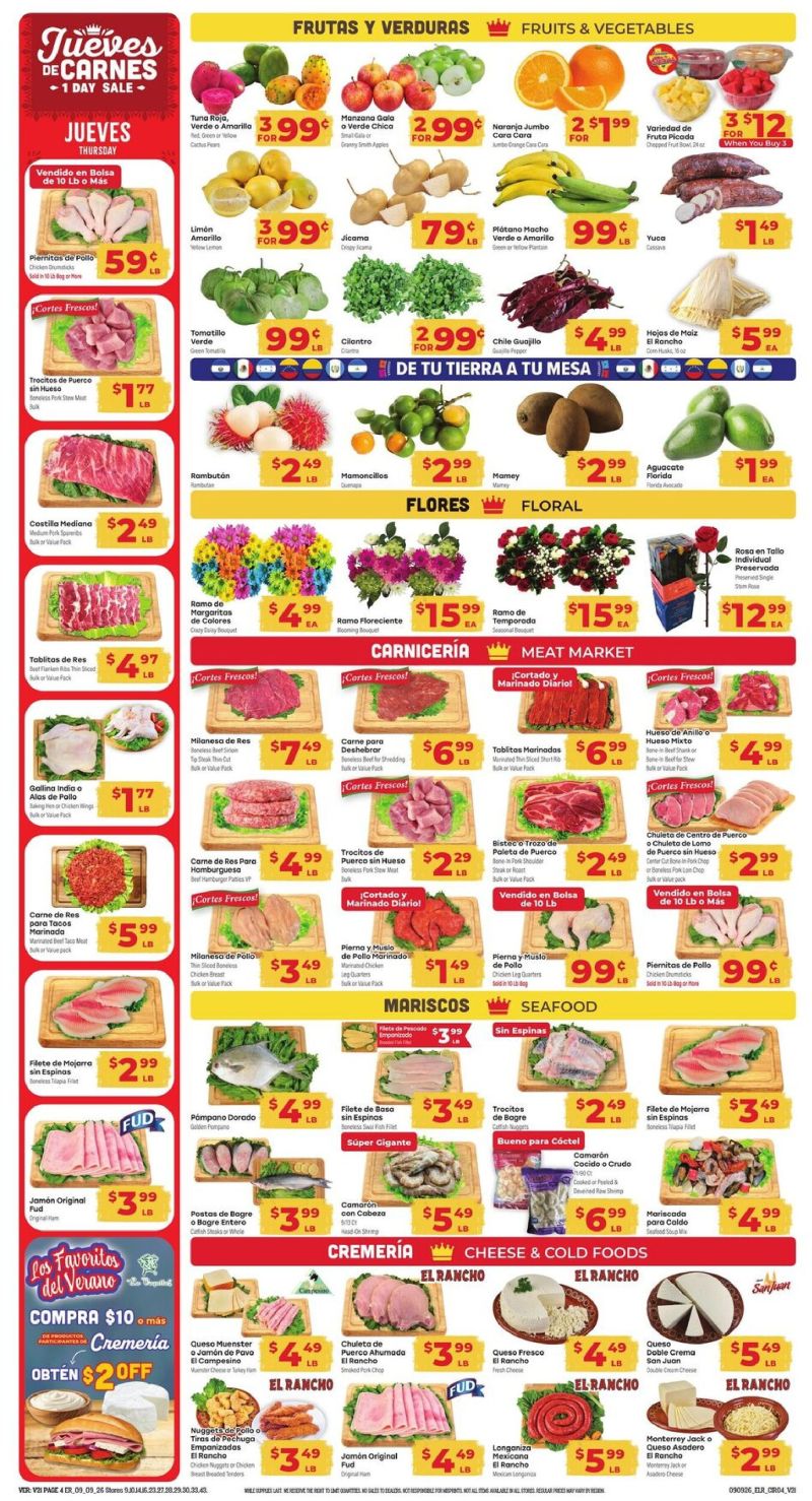 EL RANCHO weekly ad Sep 9 – Sep 16, 2026 – page 4