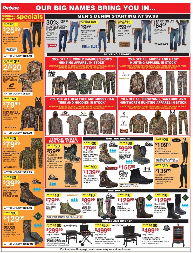 DUNHAM'S SPORTS weekly ad Sep 5 – Sep 11, 2026 – page 6