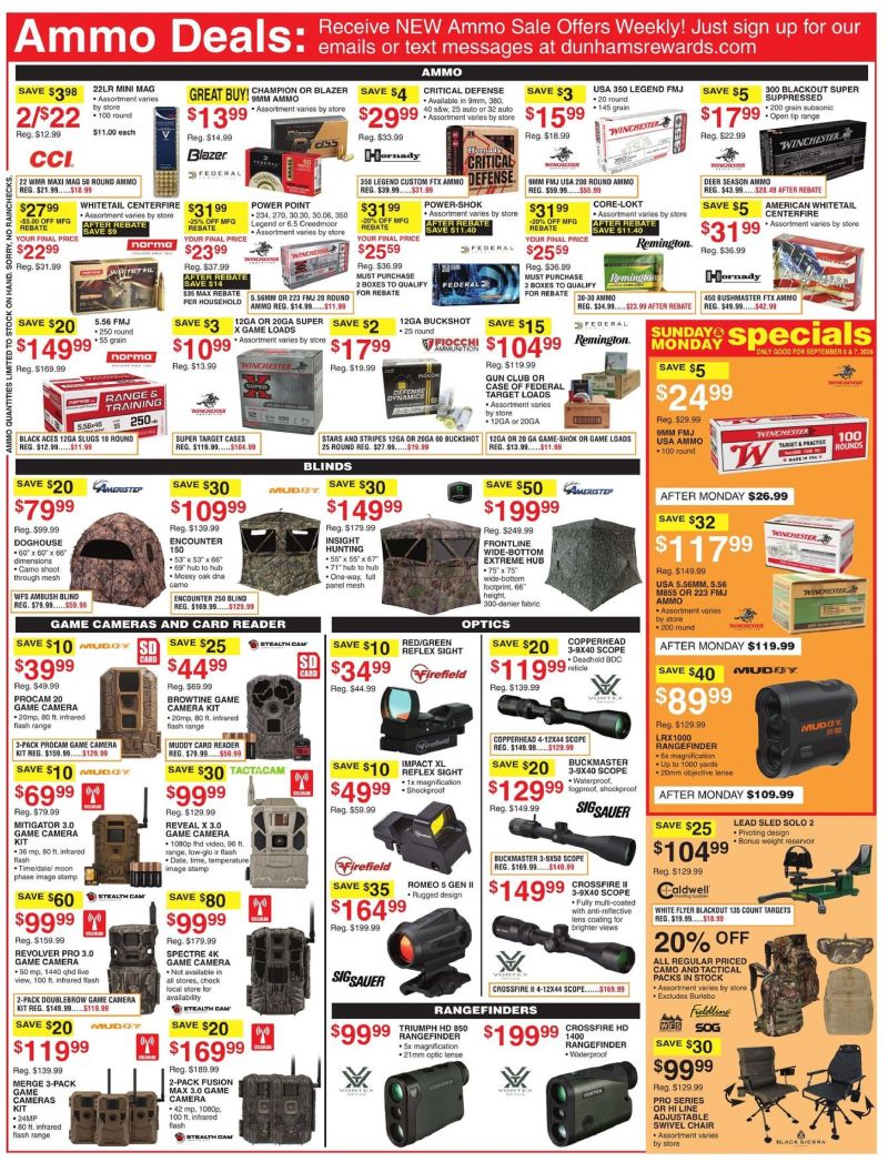 DUNHAM'S SPORTS weekly ad Sep 5 – Sep 11, 2026 – page 5