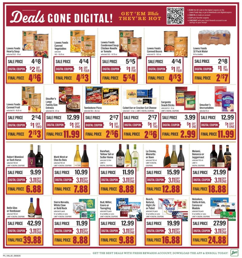LOWES FOODS weekly ad Sep 9 – Sep 16, 2026 – page 8