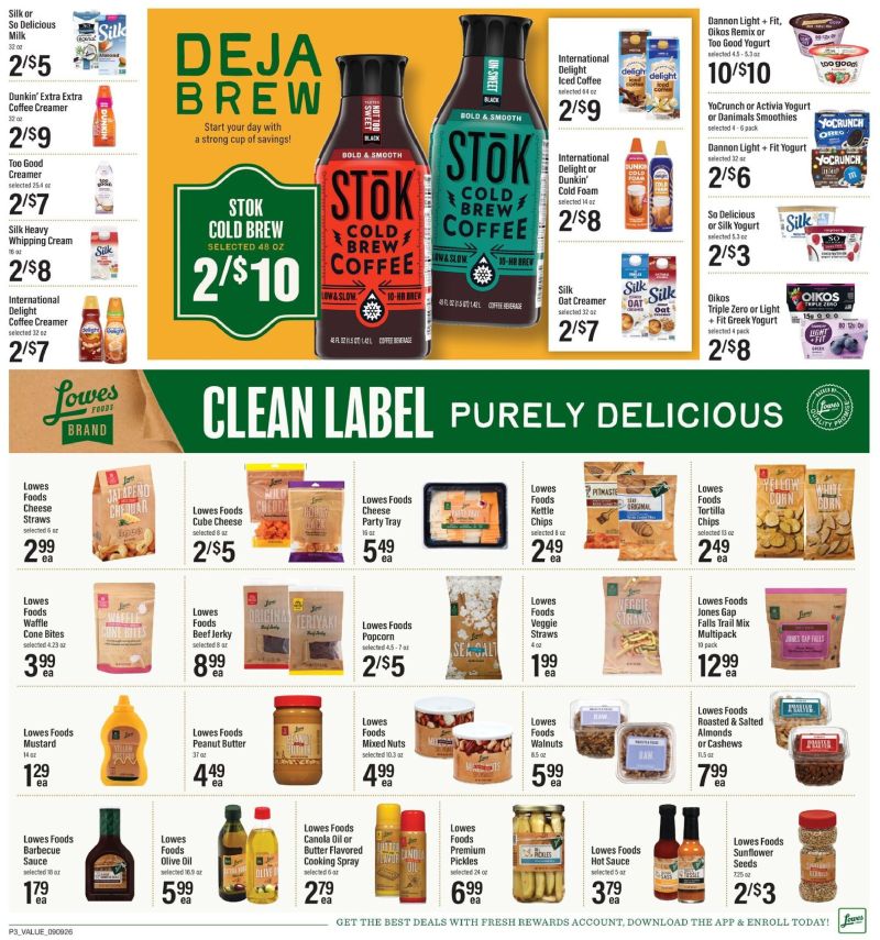 LOWES FOODS weekly ad Sep 9 – Sep 16, 2026 – page 6
