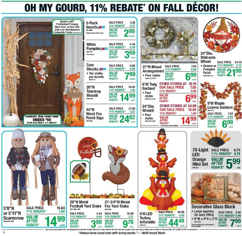MENARDS weekly ad Sep 9 – Sep 21, 2026 – page 2