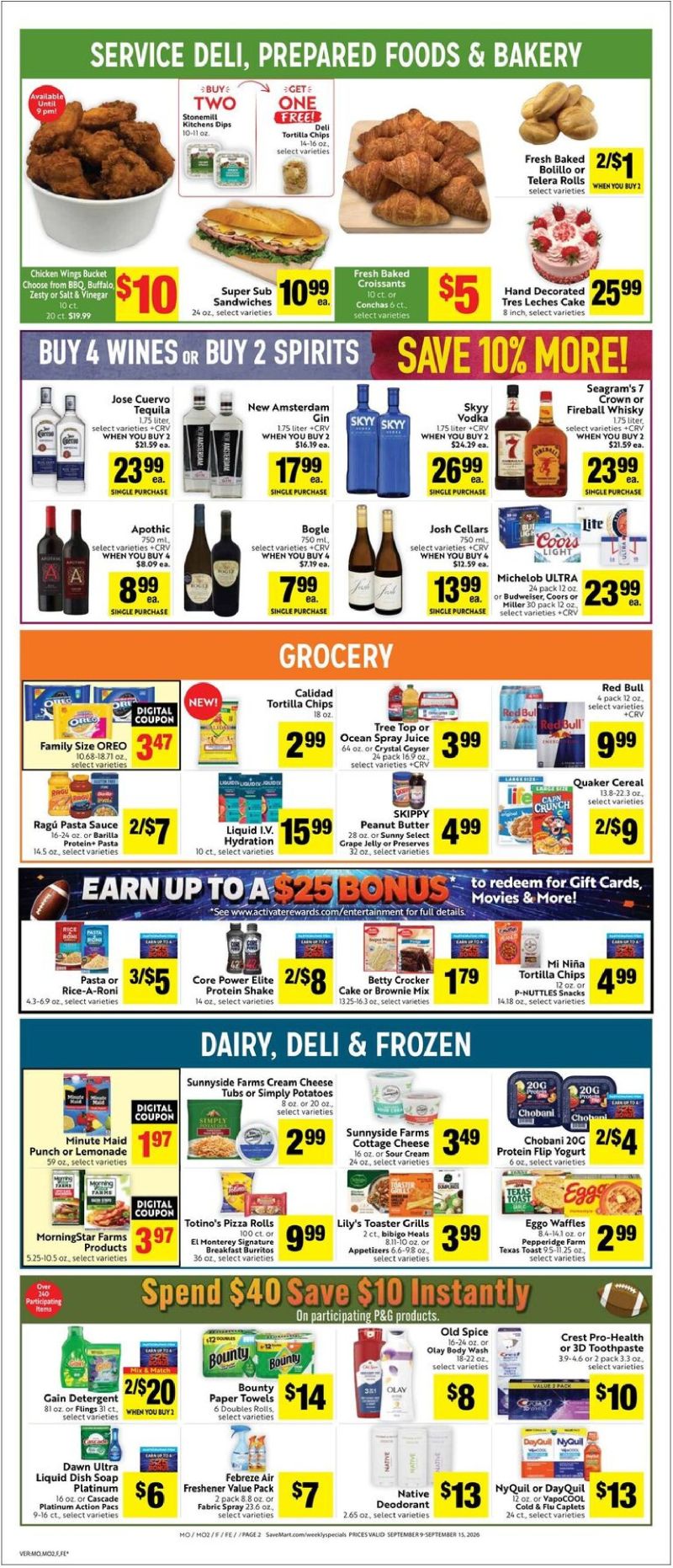 SAVE MART weekly ad Sep 9 – Sep 16, 2026 – page 2