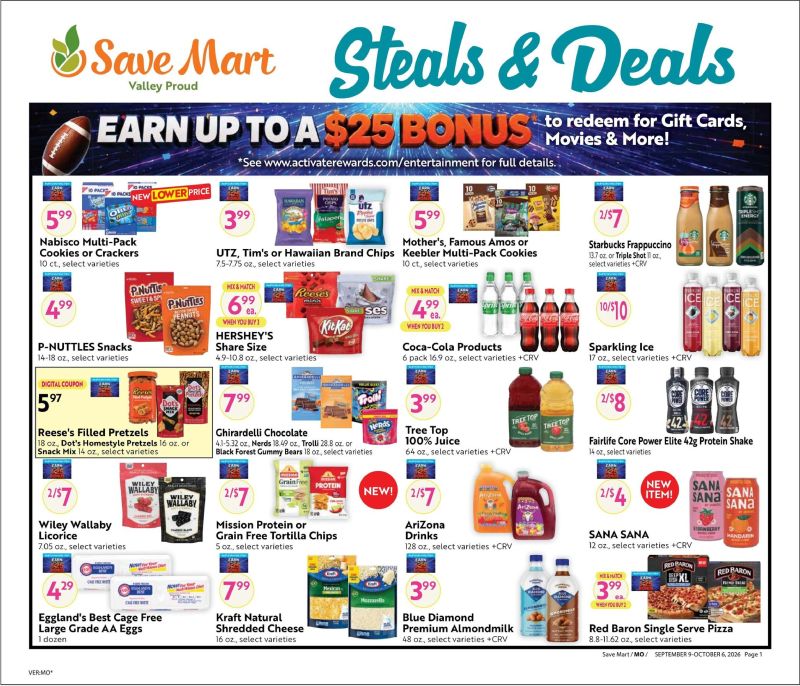 SAVE MART weekly ad Sep 9 – Oct 7, 2026 – page 1