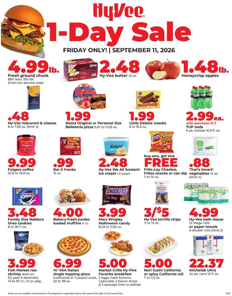 HYVEE weekly ad Sep 11 – Sep 12, 2026 – page 1