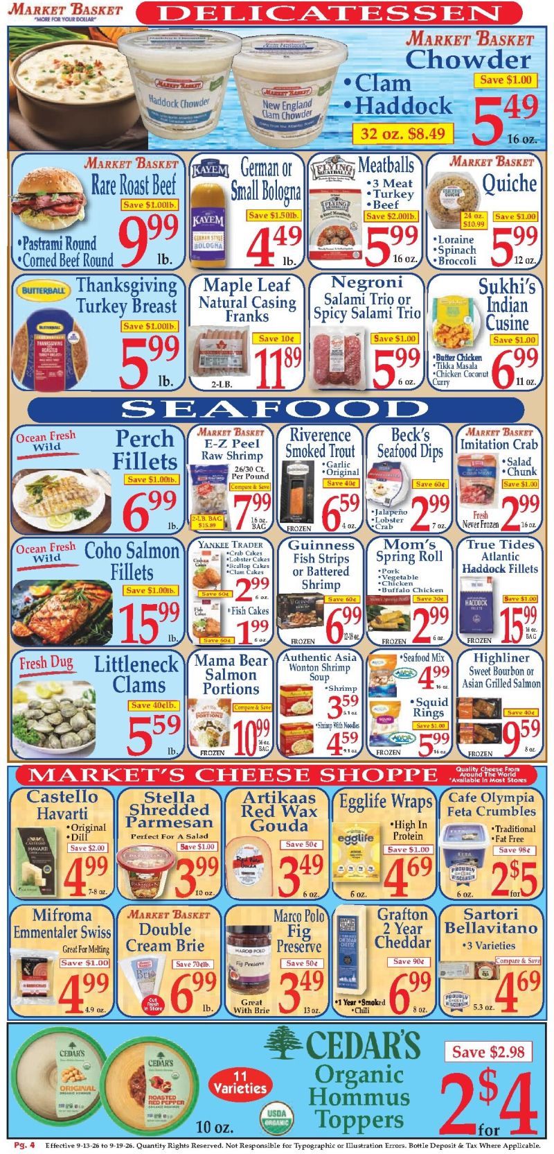 MARKET BASKET weekly ad Sep 14 – Sep 19, 2026 – page 4