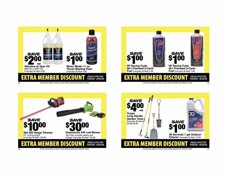 BI-MART weekly ad Sep 14 – Oct 16, 2026 – page 13