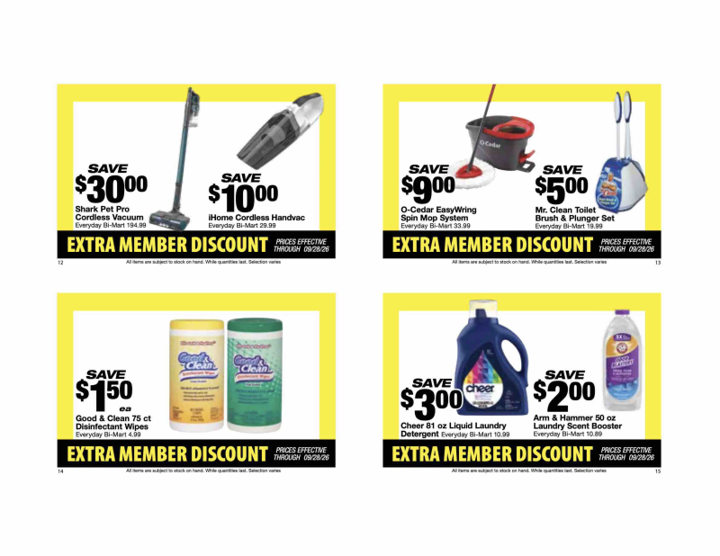 BI-MART weekly ad Sep 14 – Oct 16, 2026 – page 5