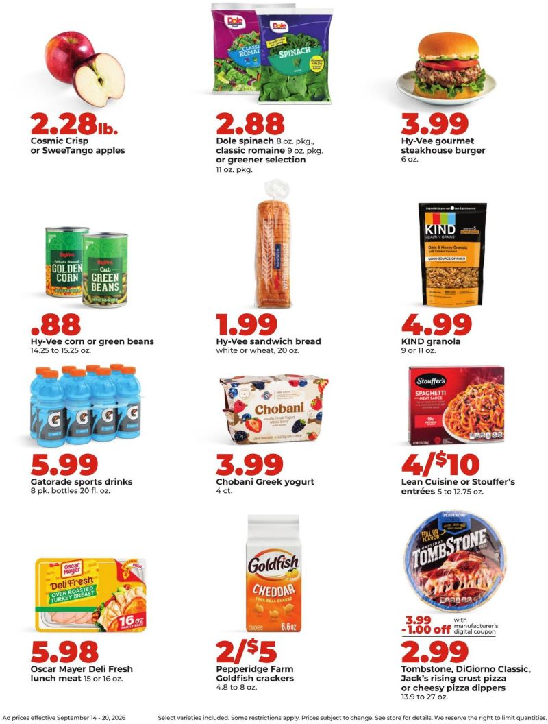 HYVEE weekly ad Sep 14 – Sep 21, 2026 – page 2