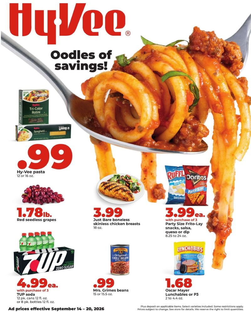 HYVEE weekly ad Sep 14 – Sep 21, 2026 – page 1