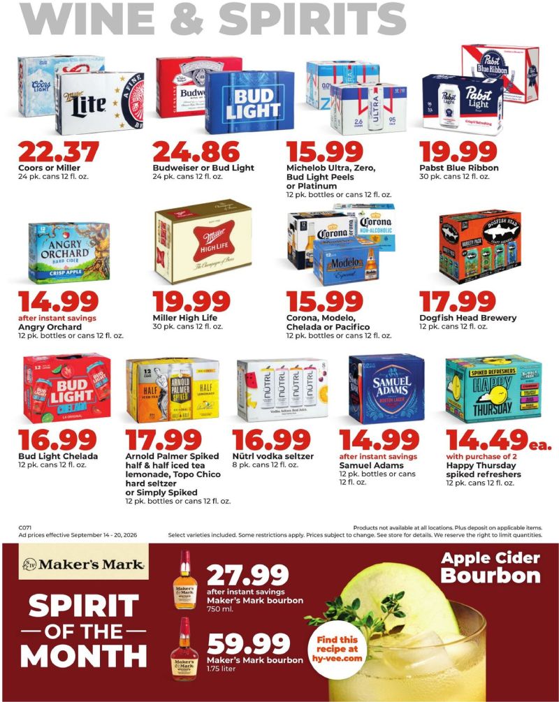 HYVEE weekly ad Sep 14 – Sep 21, 2026 – page 43