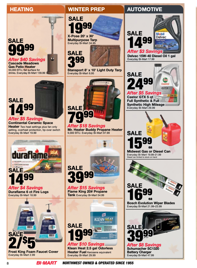 BI-MART weekly ad Sep 15 – Oct 17, 2026 – page 8