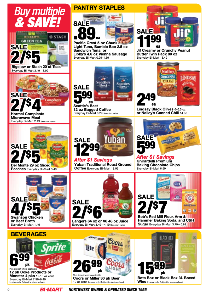 BI-MART weekly ad Sep 15 – Oct 17, 2026 – page 2