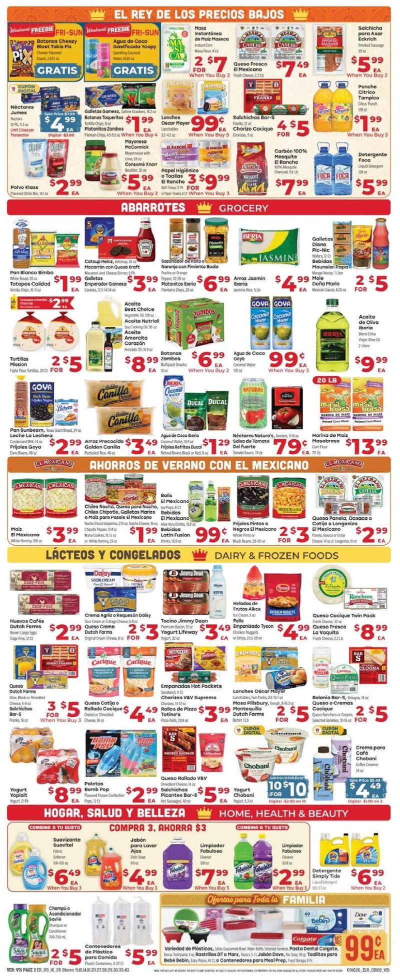EL RANCHO weekly ad Sep 16 – Sep 23, 2026 – page 2