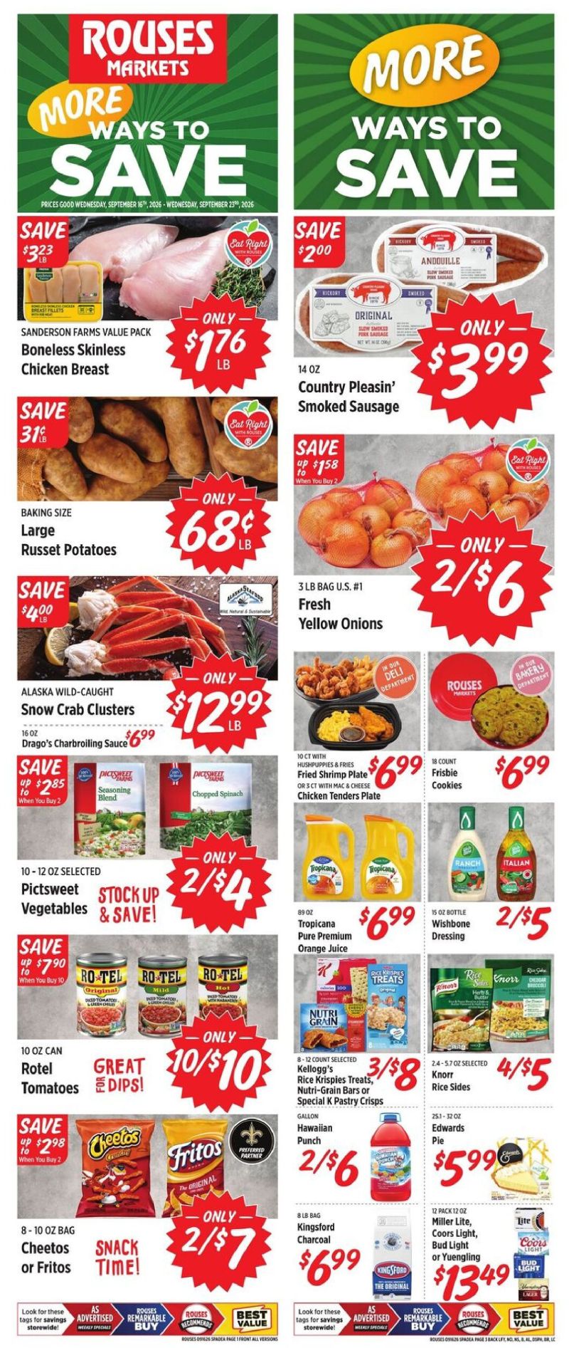 ROUSES weekly ad Sep 16 – Sep 24, 2026 – page 2