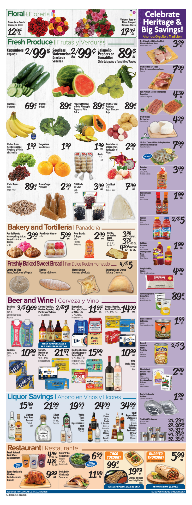 EL SUPER weekly ad Sep 16 – Sep 22, 2026 – page 4